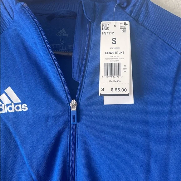 Adidas Royal Blue Track Jacket - Picture 2 of 4